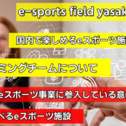 e-sports field yasakaについてや国内で楽しめるeスポーツ施設をまとめてみた！